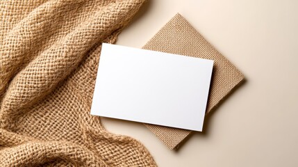 Elegant Double-Sided Business Card Display