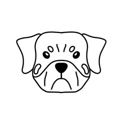 Bernese Mountain Dog in Vector Format