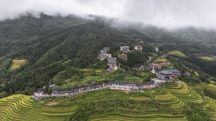 The Scenery of Longji Terraced Fields