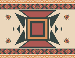 Native American Indian Designs, Navajo Pattern, Fabric Design Navajo, Concept Print Carpet Rugs Wallpaper Canvas Decoration Bohemian Fashion Ethnic Textile industry, etc.