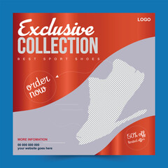 Shoes social media banner design