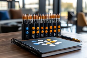 Watercolor of a studentâ€™s notebook with factorization notes in gentle shades, creating a relaxing and inviting math study environment