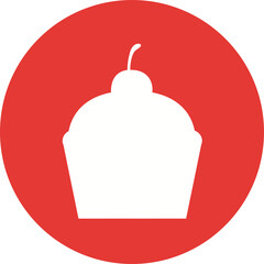 Happy birthday single vector icon