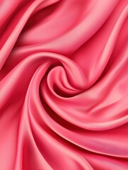Obraz premium Soft Pink Fabric with Elegant Flowing Texture