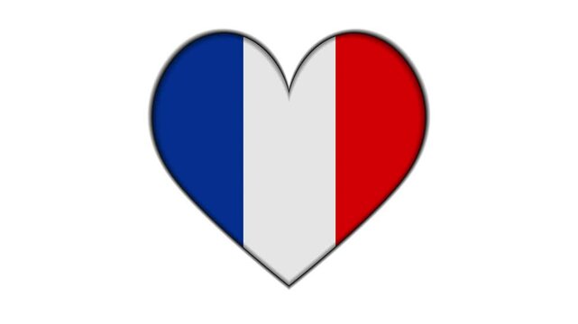 set 207 country flags heart effect