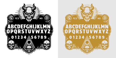 vintage artistic ouija