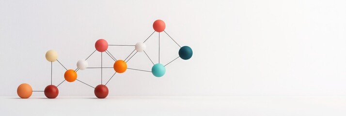 Colorful Abstract Sphere Network.