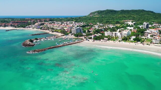 Beach Landscape in Punta Mita, Nayarit. Mexico