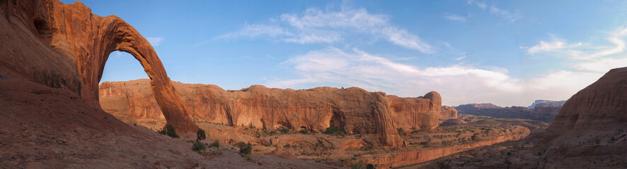 Corona Arch in the Arches National Park in Grand County, Utah