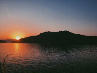 Sunset picture edited with VSCO with p5 preset.