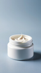 Luxurious Hydrating Face Cream in Minimalist Packaging with Clean Beauty, Self-Care, and Modern Design