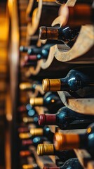 Captivating Wine Cellar with Filled Racks