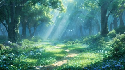 Fototapeta premium Enchanted Forest Path