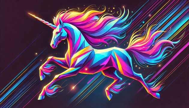 Neon Unicorn