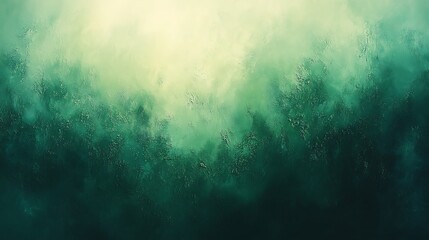 Obraz premium Explore the mystical beauty of ethereal green landscapes
