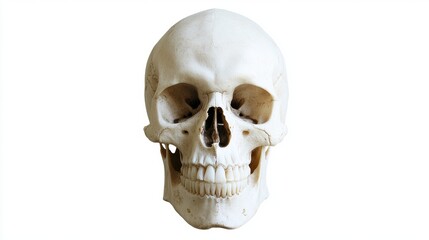 Obraz premium Closeup view of skull. The decoration element for Halloween.