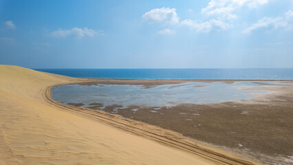 Sealine desert in Southern Qatar
