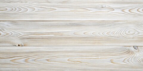 Whitewashed Wood Grain Texture Horizontal Boards with Knots and Subtle Texture