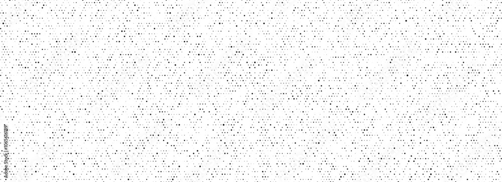 Fototapete Black dotted noise grid texture. Comic pixel grain pattern. Polka dot particle wallpaper. Irregular grain overlay backdrop. Grunge net speckle effect. Vector stippling halftone background