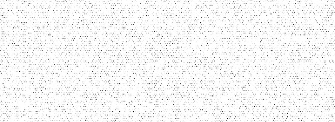 Obraz premium Black dotted noise grid texture. Comic pixel grain pattern. Polka dot particle wallpaper. Irregular grain overlay backdrop. Grunge net speckle effect. Vector stippling halftone background