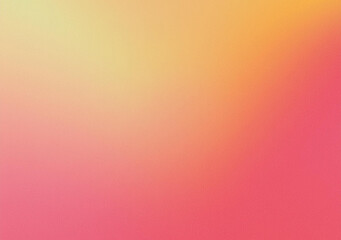 Light carmine pink pale yellow background grainy gradient texture abstract summer colors backdrop banner poster card wallpaper website header design