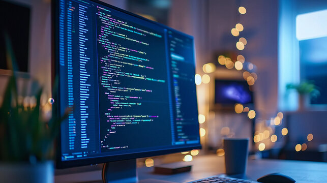 Macro Shot of Code Editor Highlighting New Programming Features