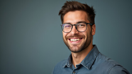Obraz premium Professional Corporate Portrait or Headshot of Business Executive or Employee for Workplace Branding
