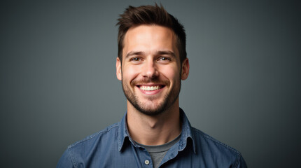 Fototapeta premium Professional Corporate Portrait or Headshot of Business Executive or Employee for Workplace Branding