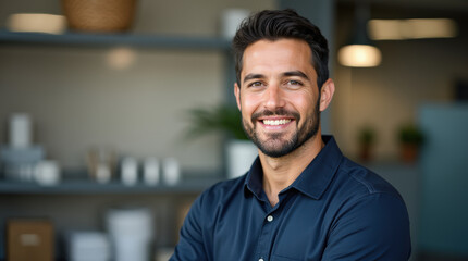 Obraz premium Professional Corporate Portrait or Headshot of Business Executive or Employee for Workplace Branding