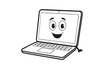 Laptop silhouette vector illustration, Laptop silhouette Bundle, Laptop silhouette vector