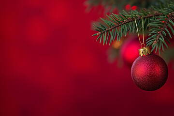 Christmas red background