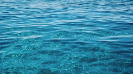 Obraz premium Calm Blue Waters of the Ocean