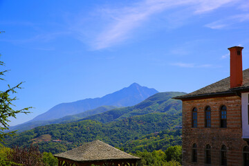 Mount Athos - mountain on the Athos peninsula in northeastern Greece