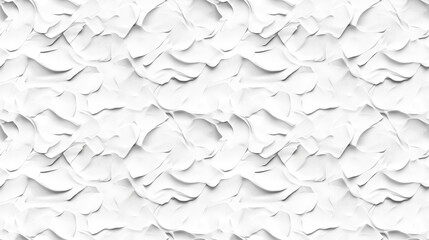 Seamless white textured background with abstract design elements versatile for graphic projects
