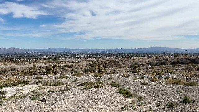 Las Vegas, Nevada, Summerlin North, blue sky, desert, city