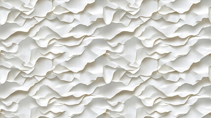 Seamless close up pattern of white paper texture ideal for backgrounds and design projects