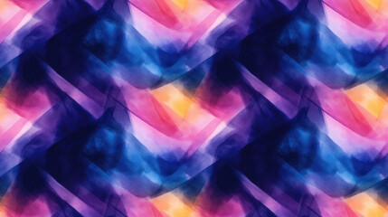 Geometric line watercolor pattern in an abstract kaleidoscope design perfect for modern wallpaper tiles interior decor