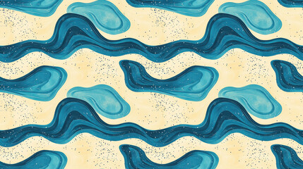 Fototapeta premium Cool texture pattern with an abstract design in a seamless layout perfect for textiles or graphic projects