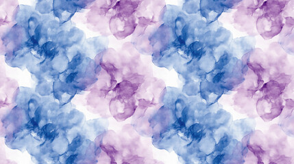 Fototapeta premium Seamless abstract watercolor wash pattern with soothing color blends for fabric or wallpaper design