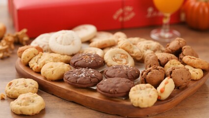 Fototapeta premium nuts and dried fruits