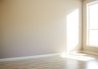 beige wall with shadow from  window background