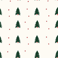 Illustration of Christmas day Seamless Pattern