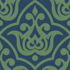 Ornamental decorative pattern element. Seamless texture. Vector illustration. 