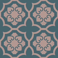 Ornamental decorative pattern element. Seamless texture. Vector illustration. 