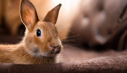 Fototapeta premium Close-Up of a Rabbit