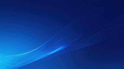 Naklejka premium A serene blue abstract background with smooth flowing curves and gradients, creating a tranquil atmosphere.