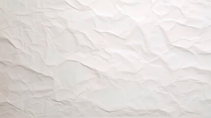 Obraz premium Crumpled White Paper Background Texture