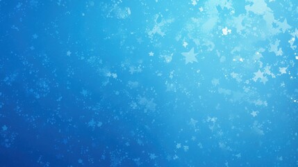 Obraz premium A serene blue background with shimmering stars, creating a dreamy and tranquil atmosphere.