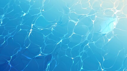 Obraz premium A serene underwater scene featuring shimmering blue water and intricate wave patterns.