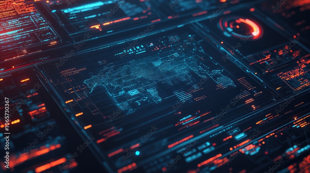 Poster explore the intricacies of data visualization using advanced technology